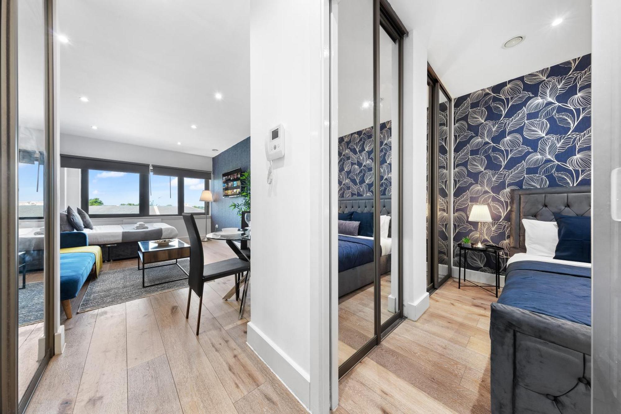 Modern One Bedroom Flat - Sleeps 5 -Near Heathrow - London Ub3 Ngoại thất bức ảnh